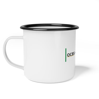 QCBS Enamel Camp Mug— Queen City Bean Scene Coffee Mug (12 oz)