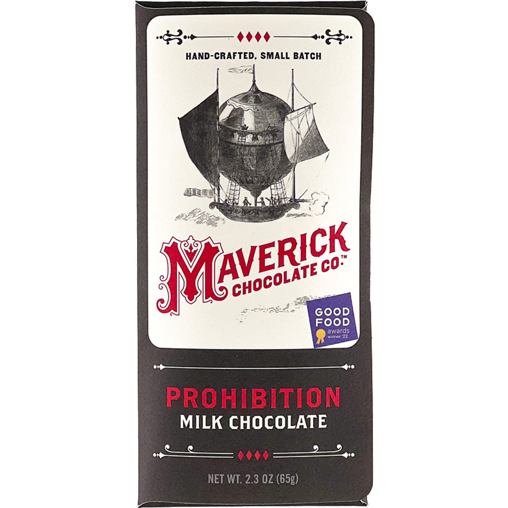 Maverick Prohibition Milk Chocolate — Bourbon Barrel (QCBS)