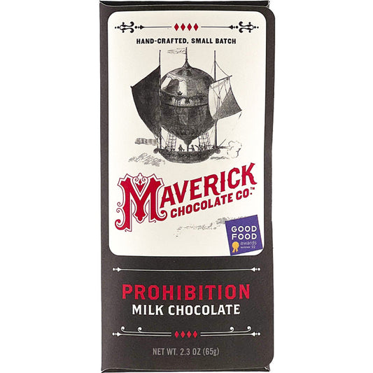 Maverick Prohibition Milk Chocolate — Bourbon Barrel (QCBS)